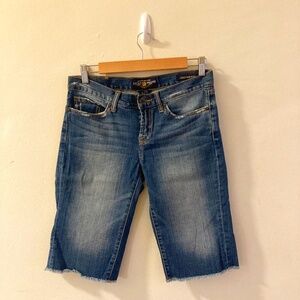 LUCKY Brand Dark Wash Jean Bermuda Shorts Size 4/27